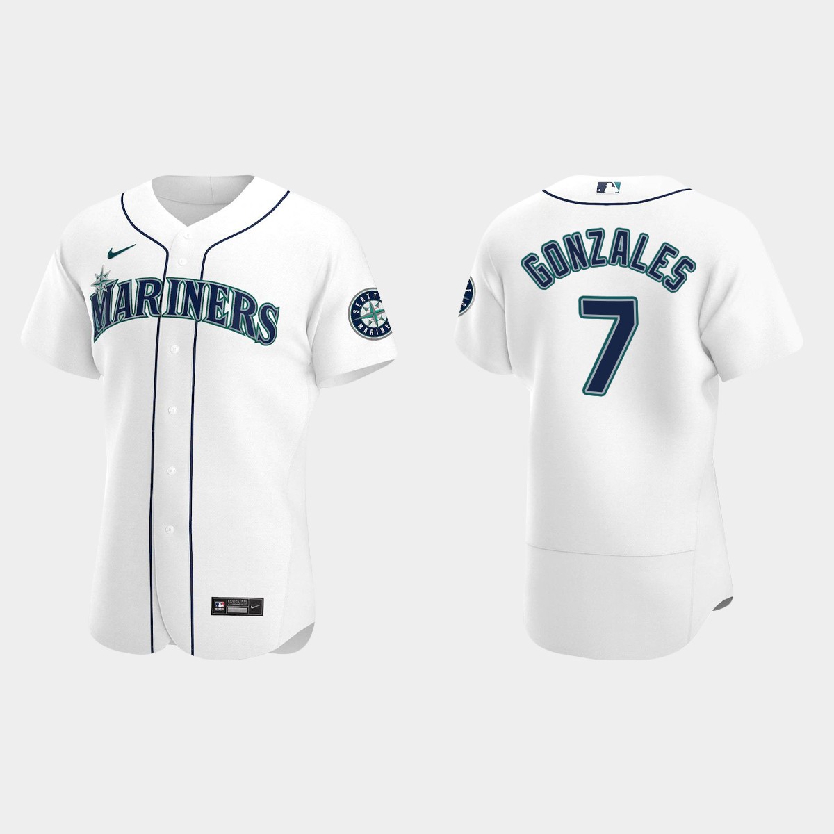 Marco Gonzales #7 Seattle Mariners White 2020 Home Jersey