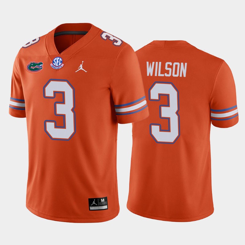Marco Wilson #3 Florida Gators Alternate Game Orange Jersey College
