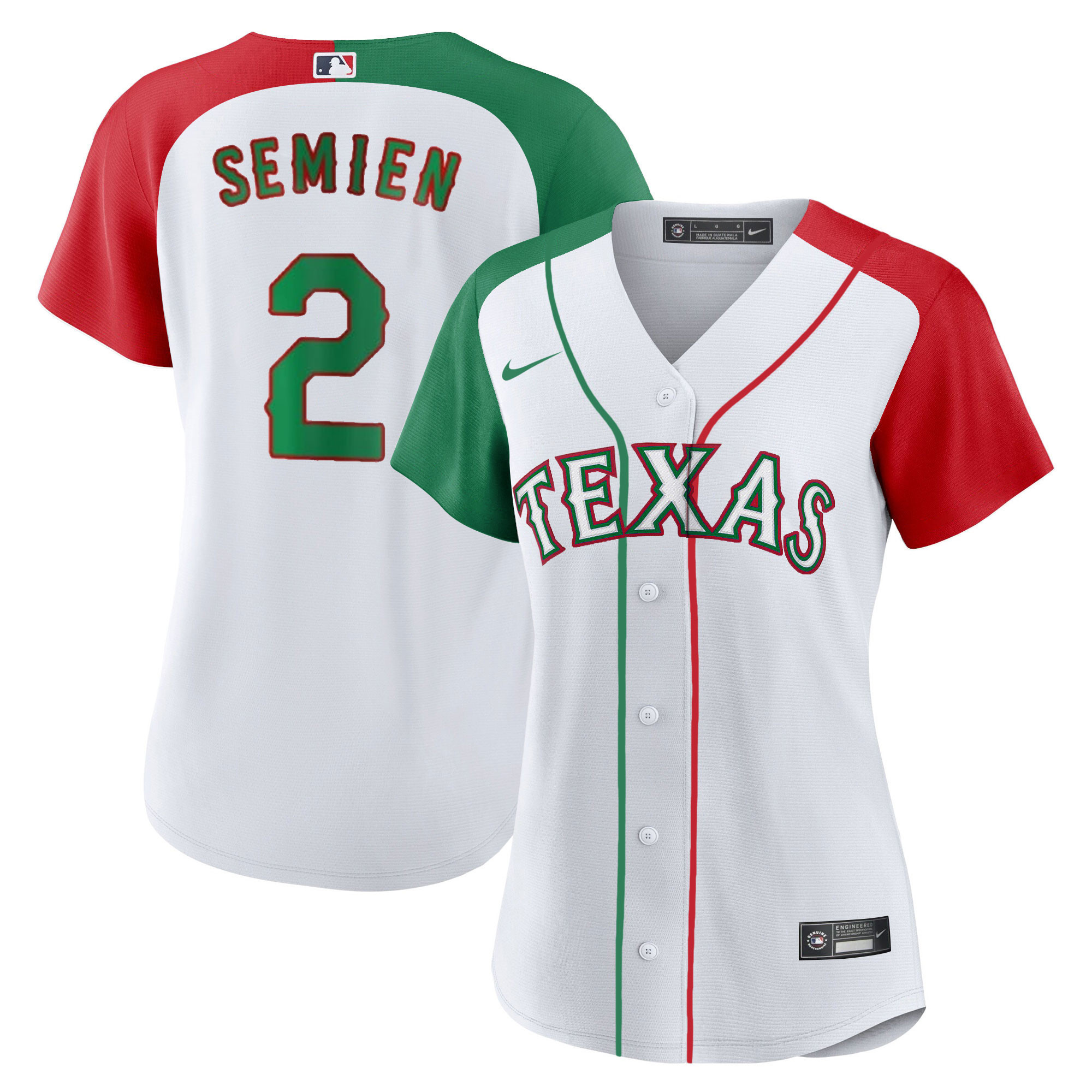 Marcus Semien Women's Texas Rangers Mexican Alternate Jersey - All Stitched
