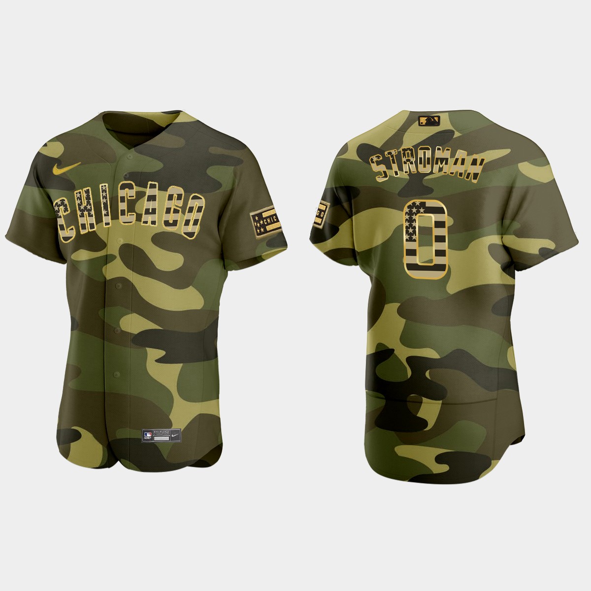 Marcus Stroman Chicago Cubs 2022 Armed Forces Day Jersey - Camo