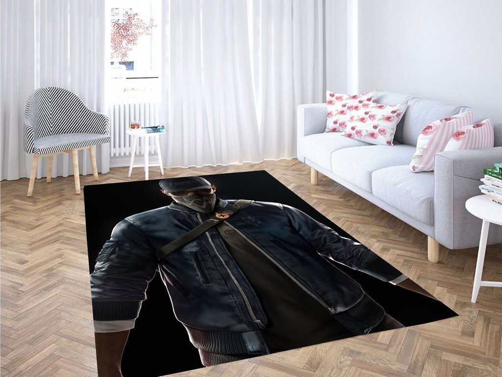 Marcus Watch Dog Living Room Modern Carpet Rectangle Rug