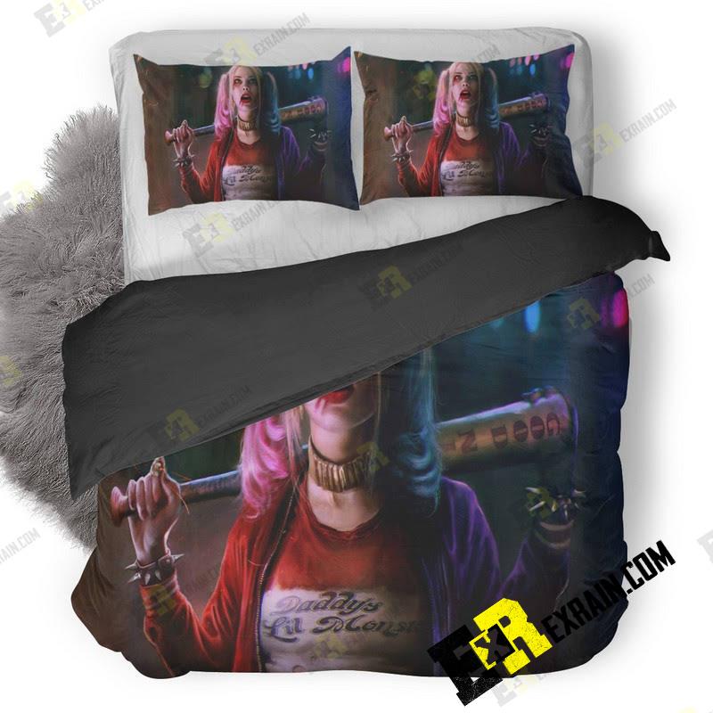 Margot Robbie As Harley Quinn 3D Customized Duvet Cover Bedding Set