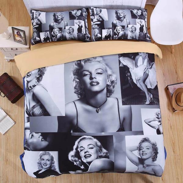 Marilyn Monroe 3D Customized Duvet Cover Bedding Set