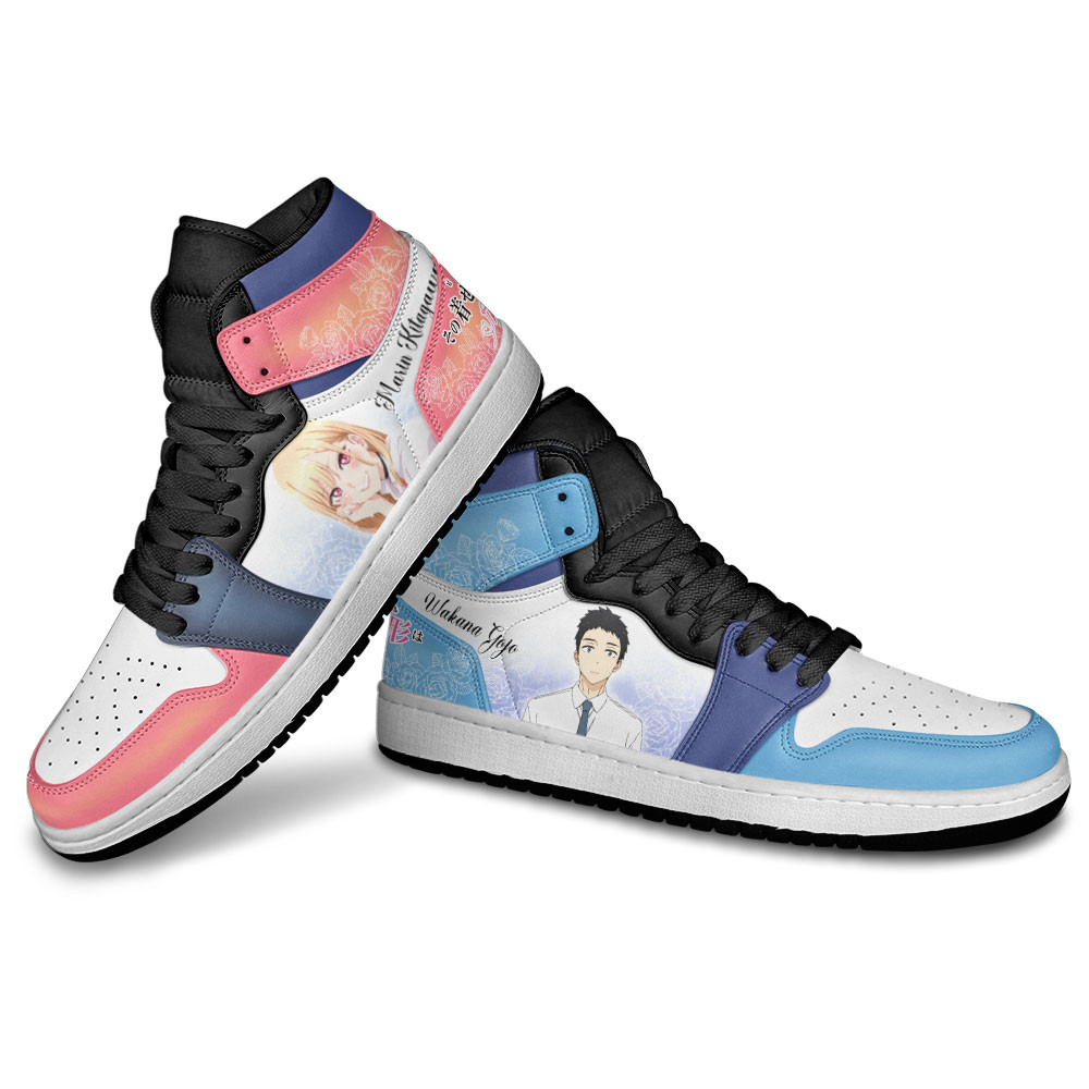 Marin Kitagawa and Wakana Gojo JD1s Sneakers My Dress-Up Darling Anime Shoes, Air Jordan Hightop