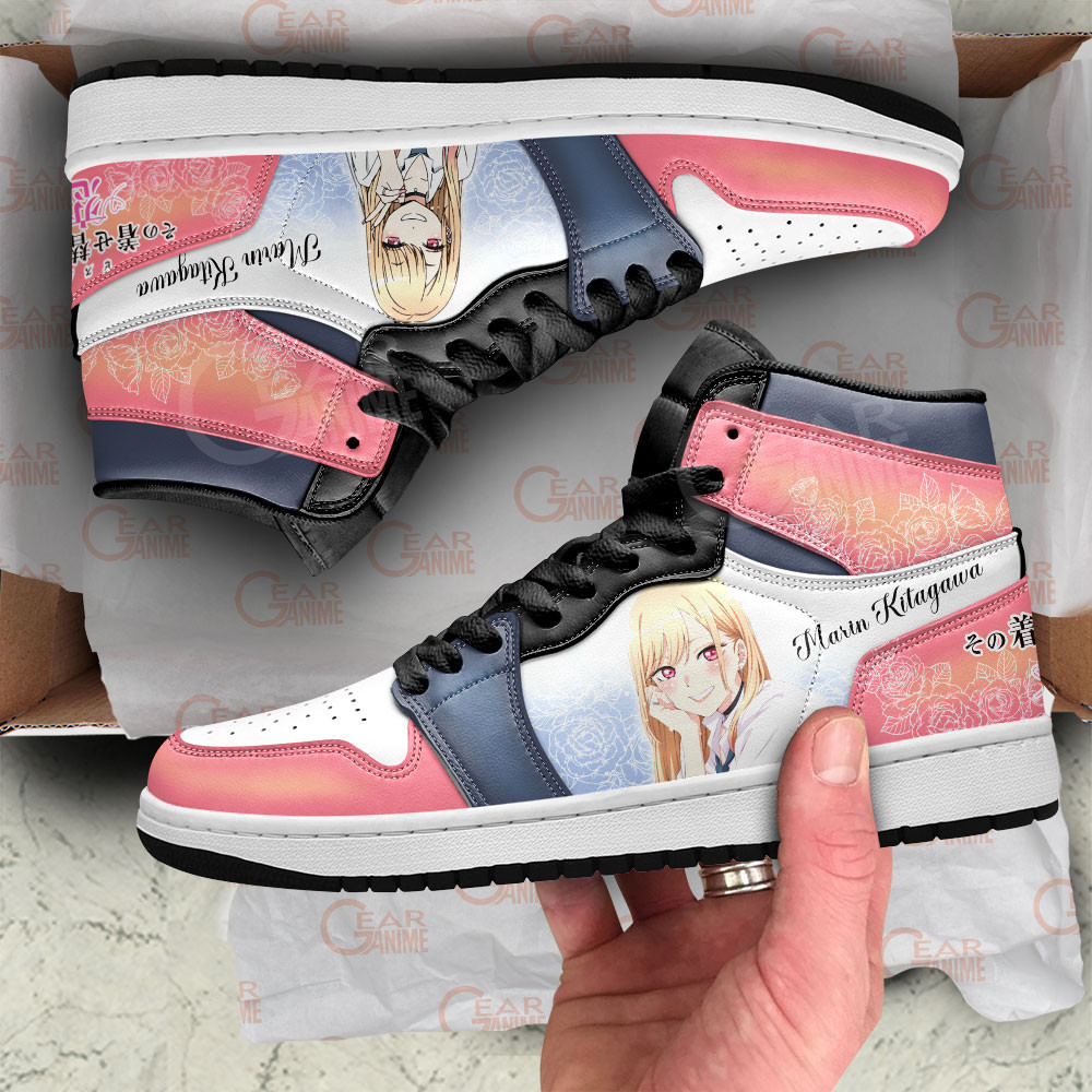 Marin Kitagawa JD1s Sneakers My Dress-Up Darling Anime Shoes, Air Jordan Hightop