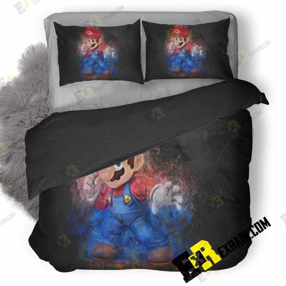Mario Artwork 3K 3D Customized Duvet Cover Bedding Set