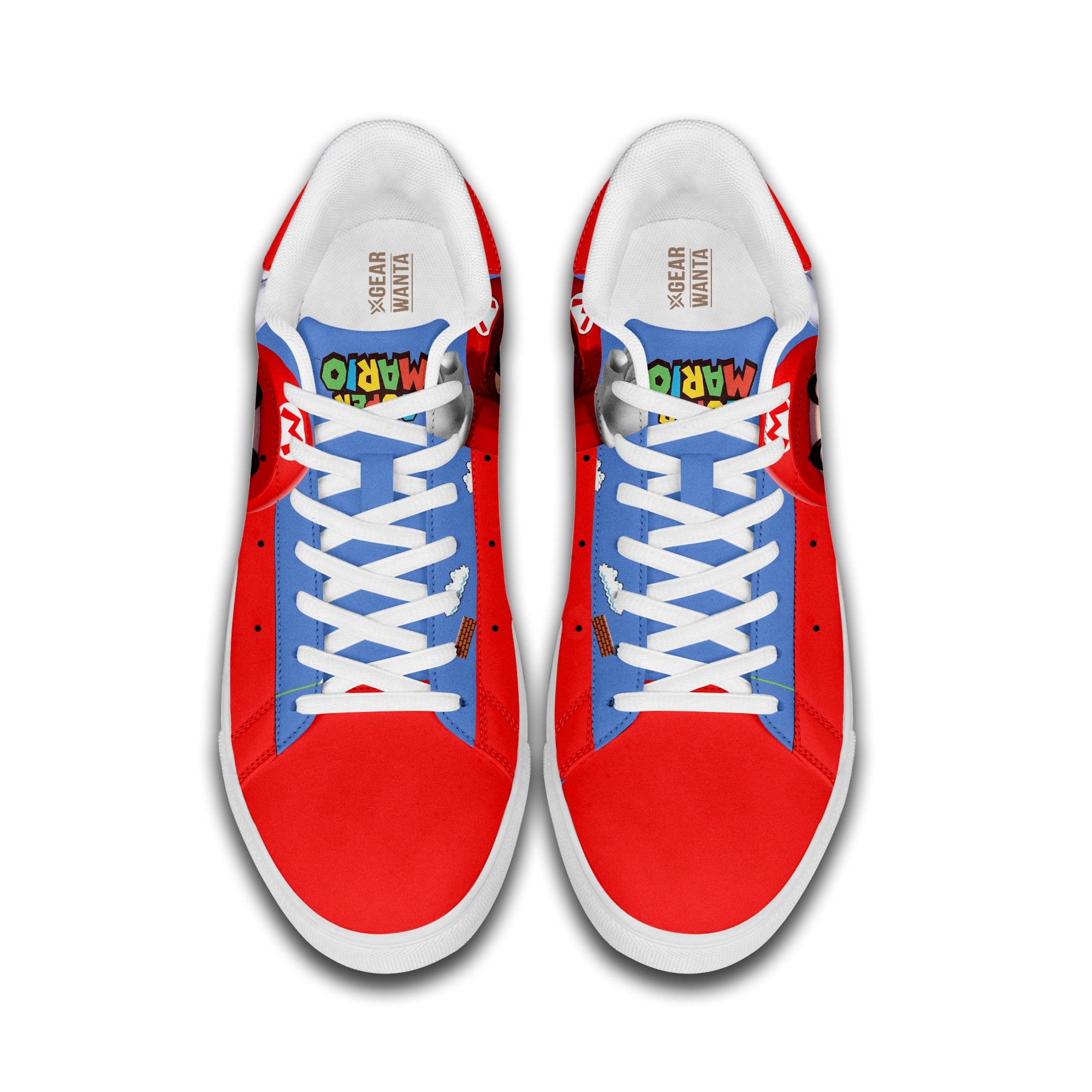 Mario Skate Shoes Custom Super Mario Game Shoes