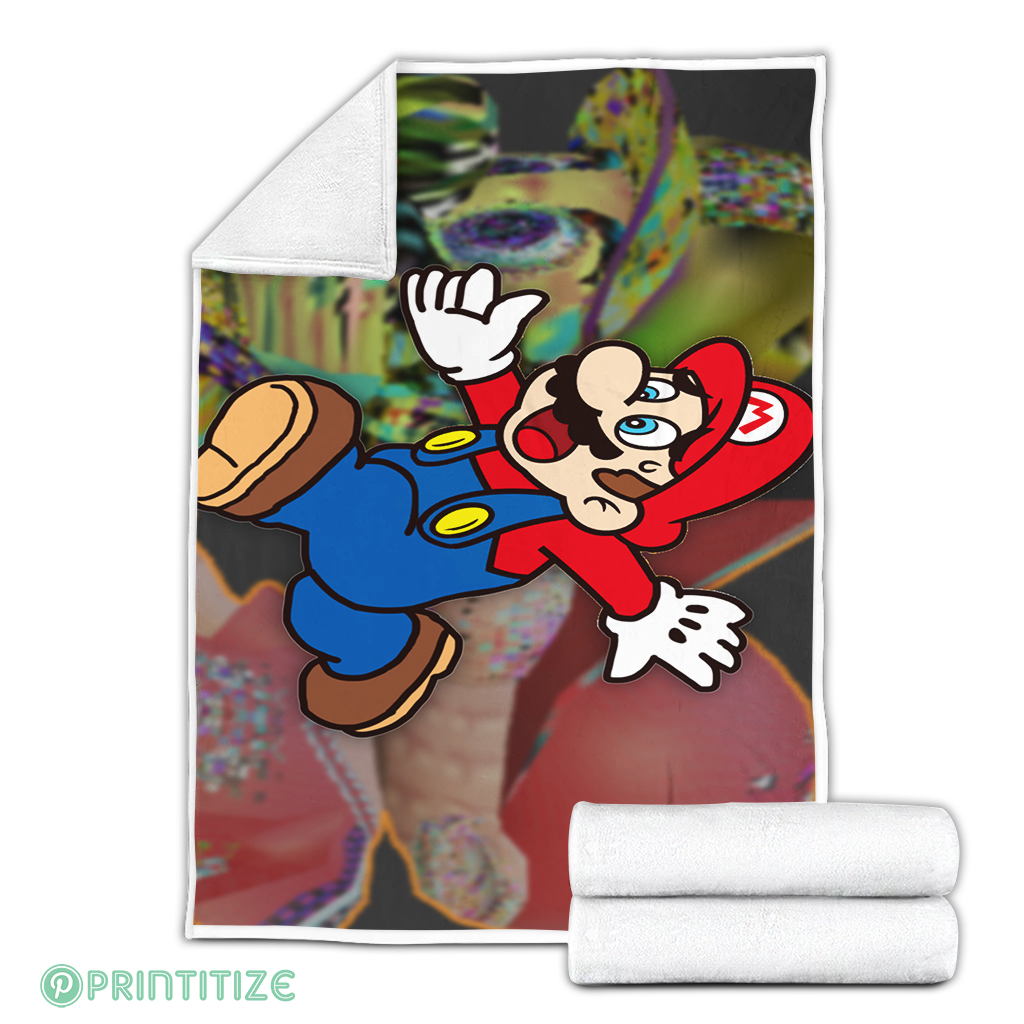 Mario Strikers Battle League Roster Fleece Blanket