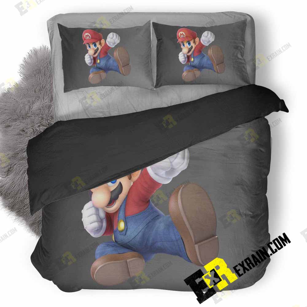 Mario Super Smash Bros Ultimate Cc 3D Customized Duvet Cover Bedding Set