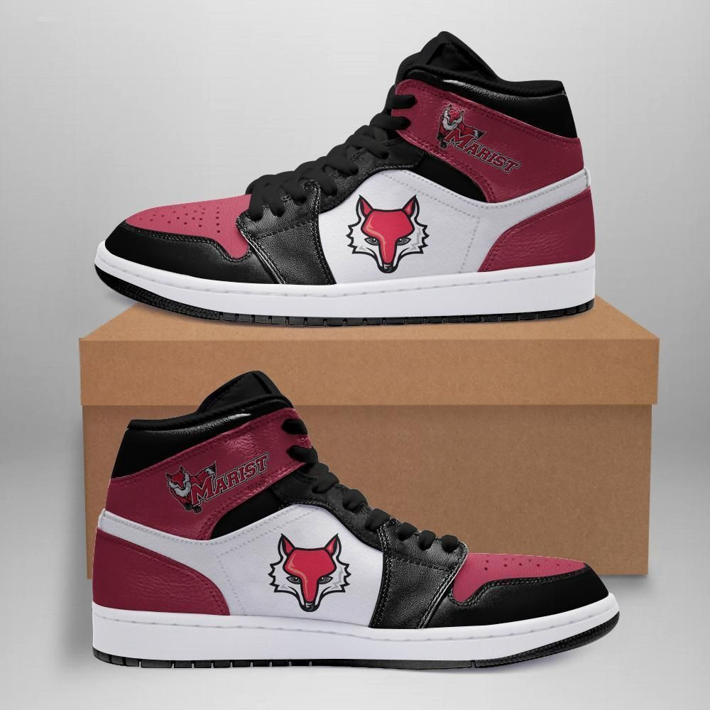 Marist Red Foxes NCAA Fashion The best sneakers Basketball Shoes High Top Air Jordan Sneaker, Air Jordan Hightop