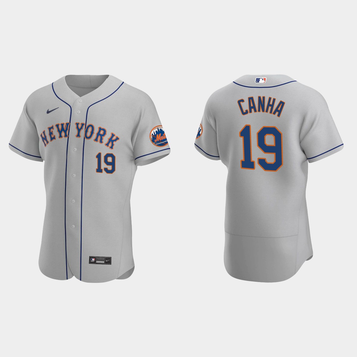Mark Canha New York Mets Road Jersey - Gray