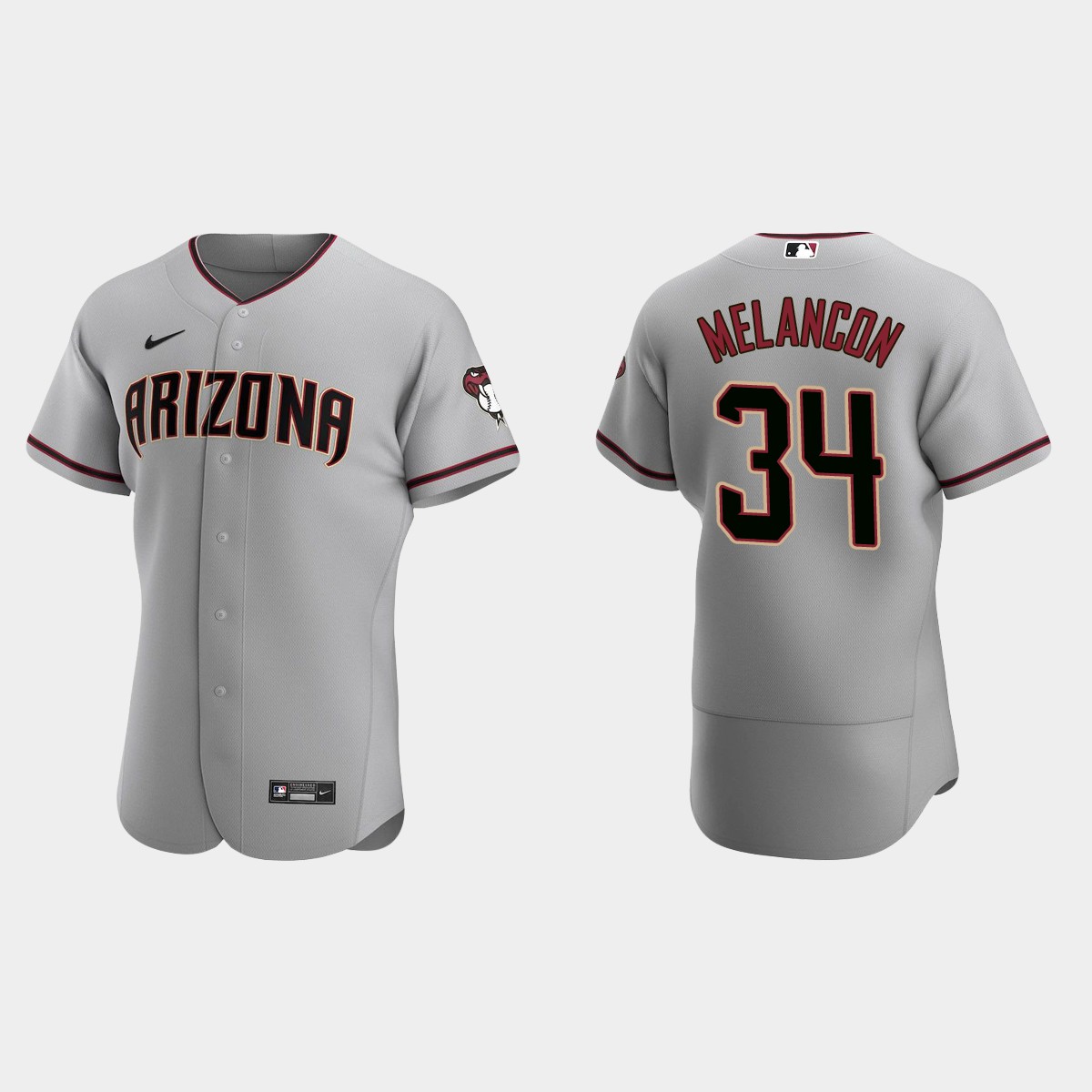 Mark Melancon Arizona Diamondbacks Road Jersey - Gray