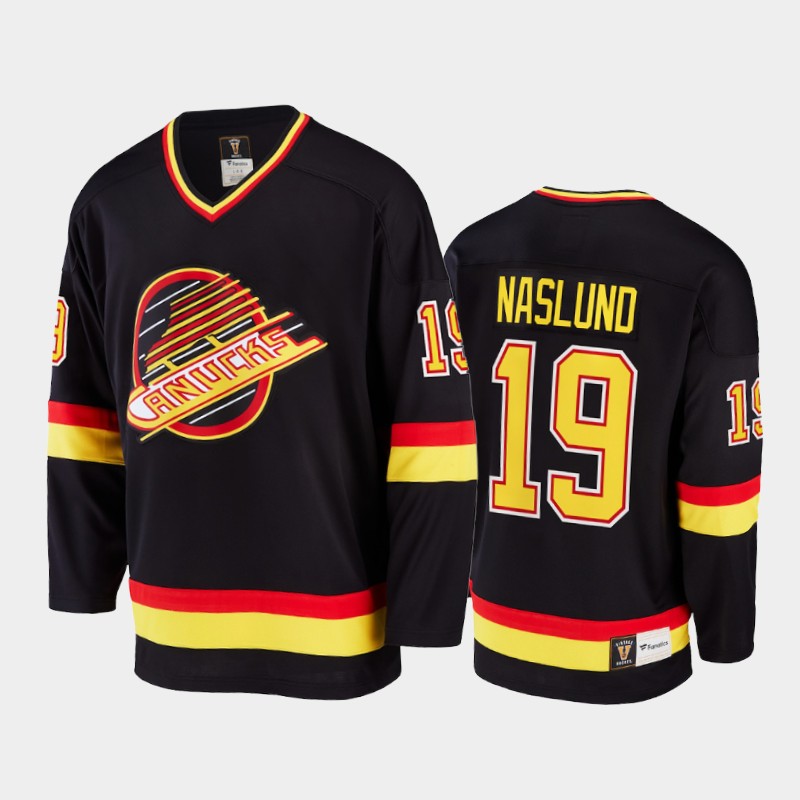 Markus Naslund Vancouver Canucks Retired Player Black Premier Jersey