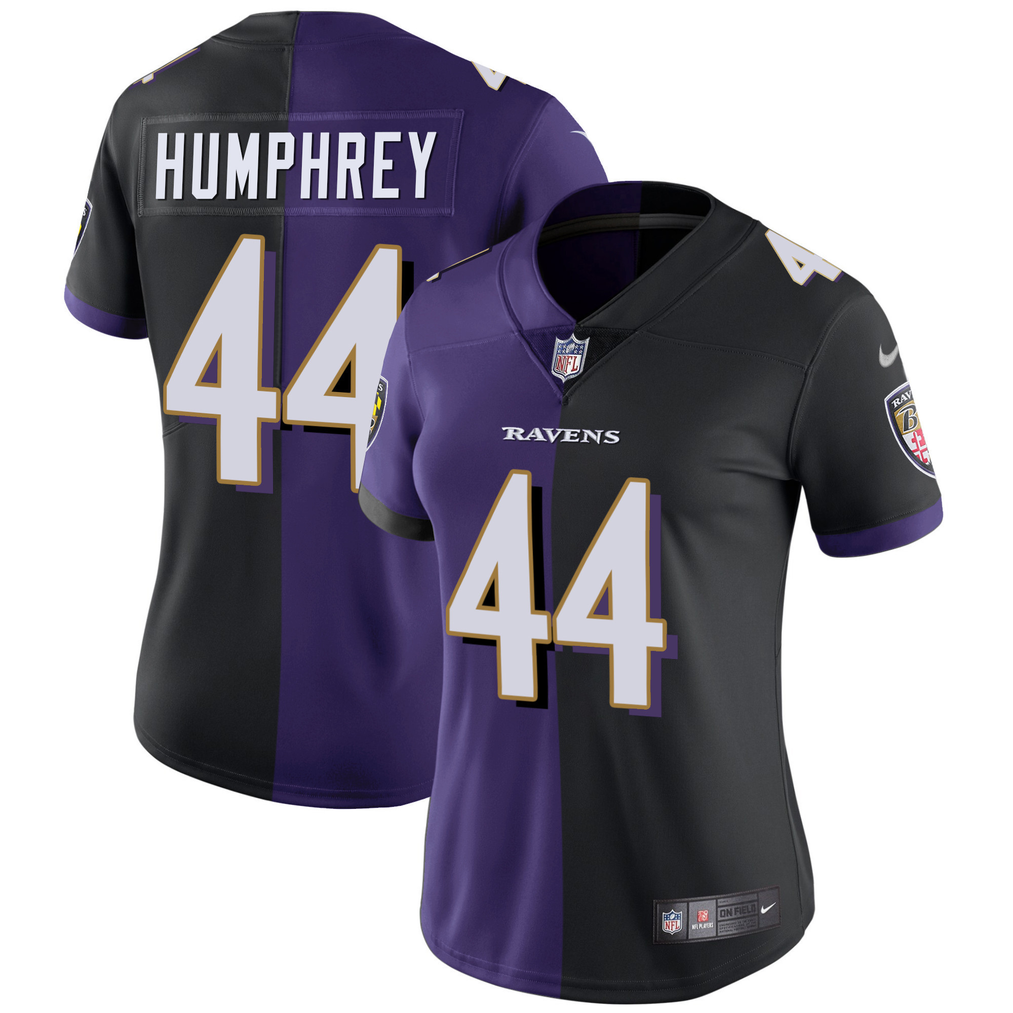 Marlon Humphrey Baltimore Ravens Split Vapor  Jersey All Stitched