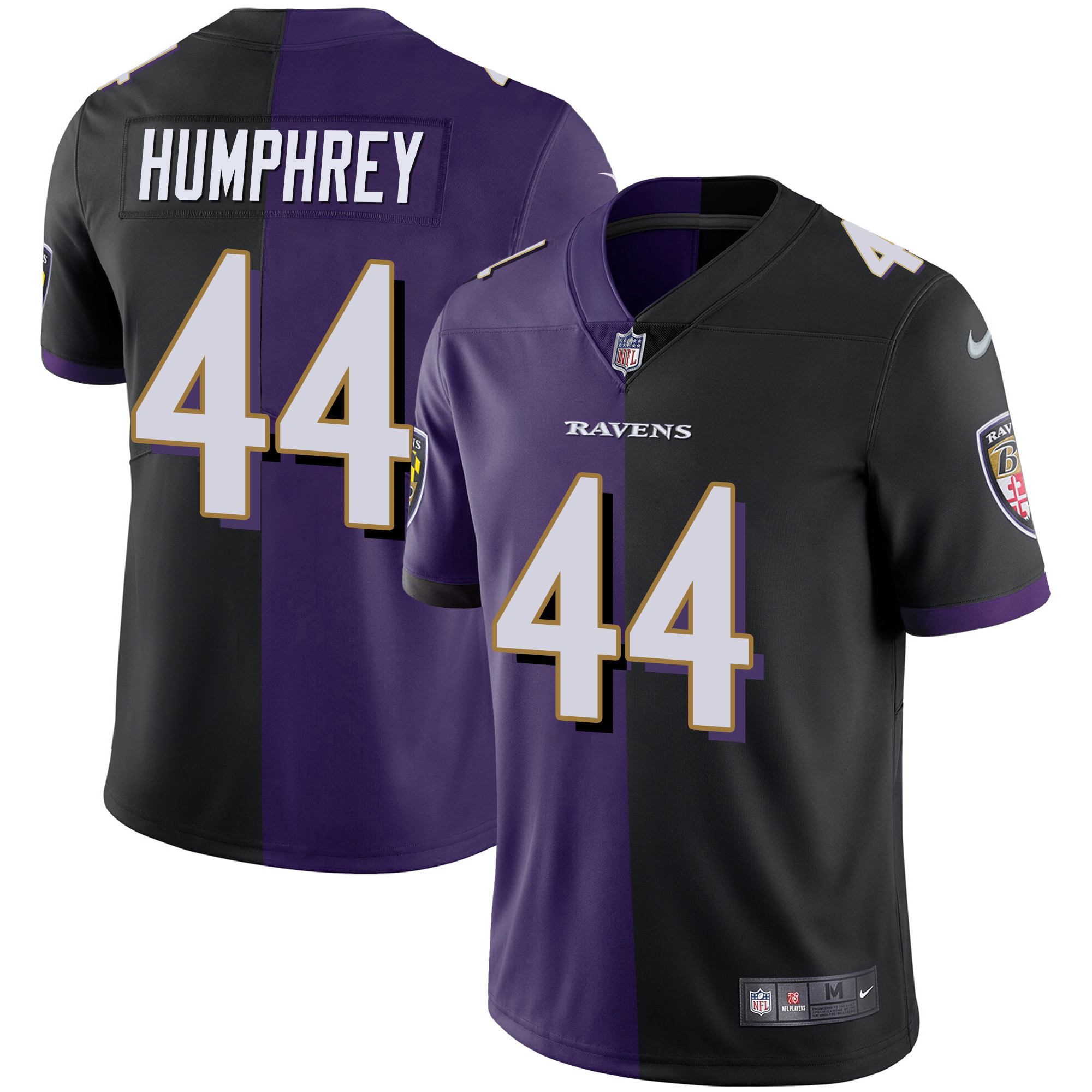 Marlon Humphrey Baltimore Ravens Split Vapor  Jersey All Stitched