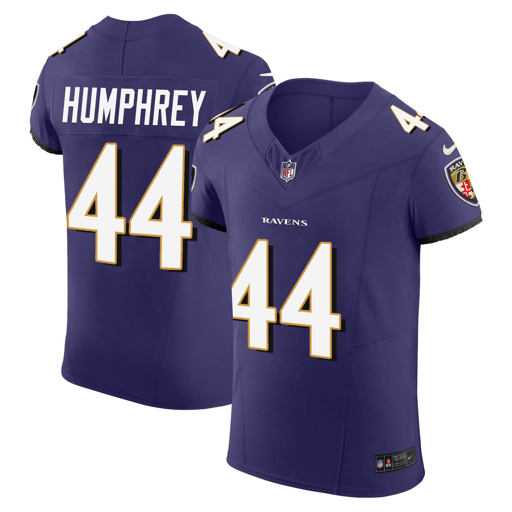 Marlon Humphrey Men's Baltimore Ravens Vapor Elite Purple Jersey All Stitched