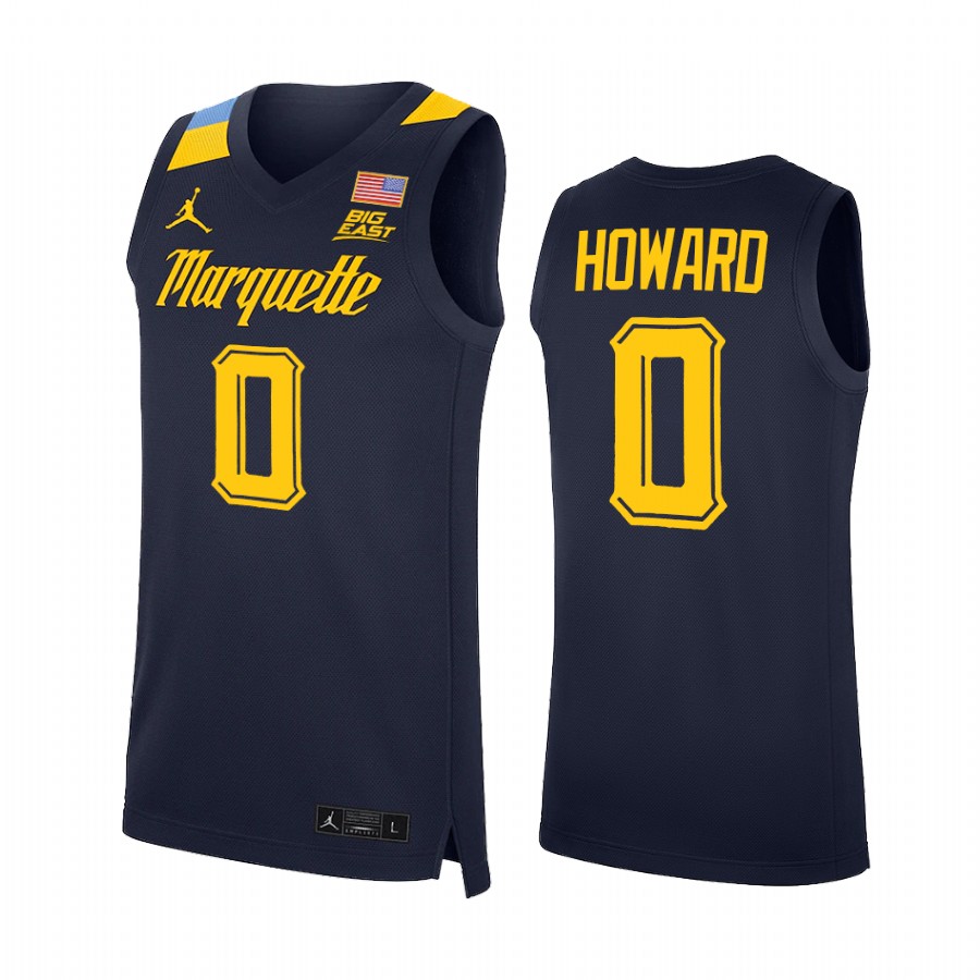 Marquette Golden Eagles Markus Howard Jersey College Blue NBA Alumni Uniform