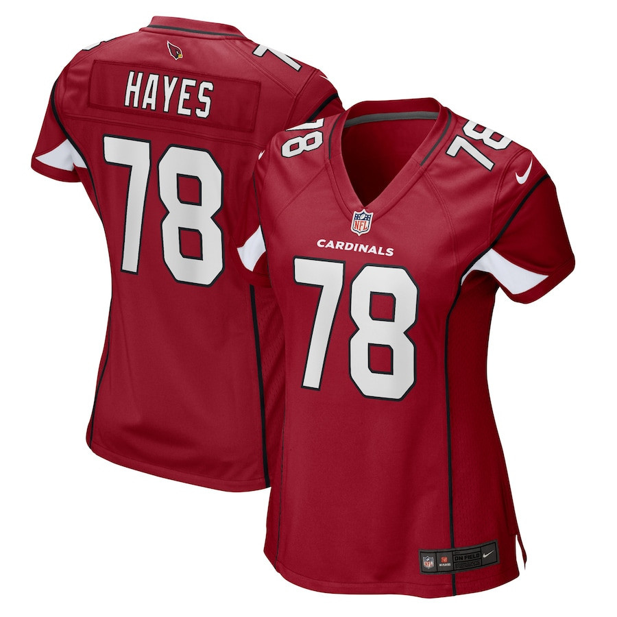 Marquis Hayes Arizona Cardinals Women’s Stitched Jersey – Cardinal