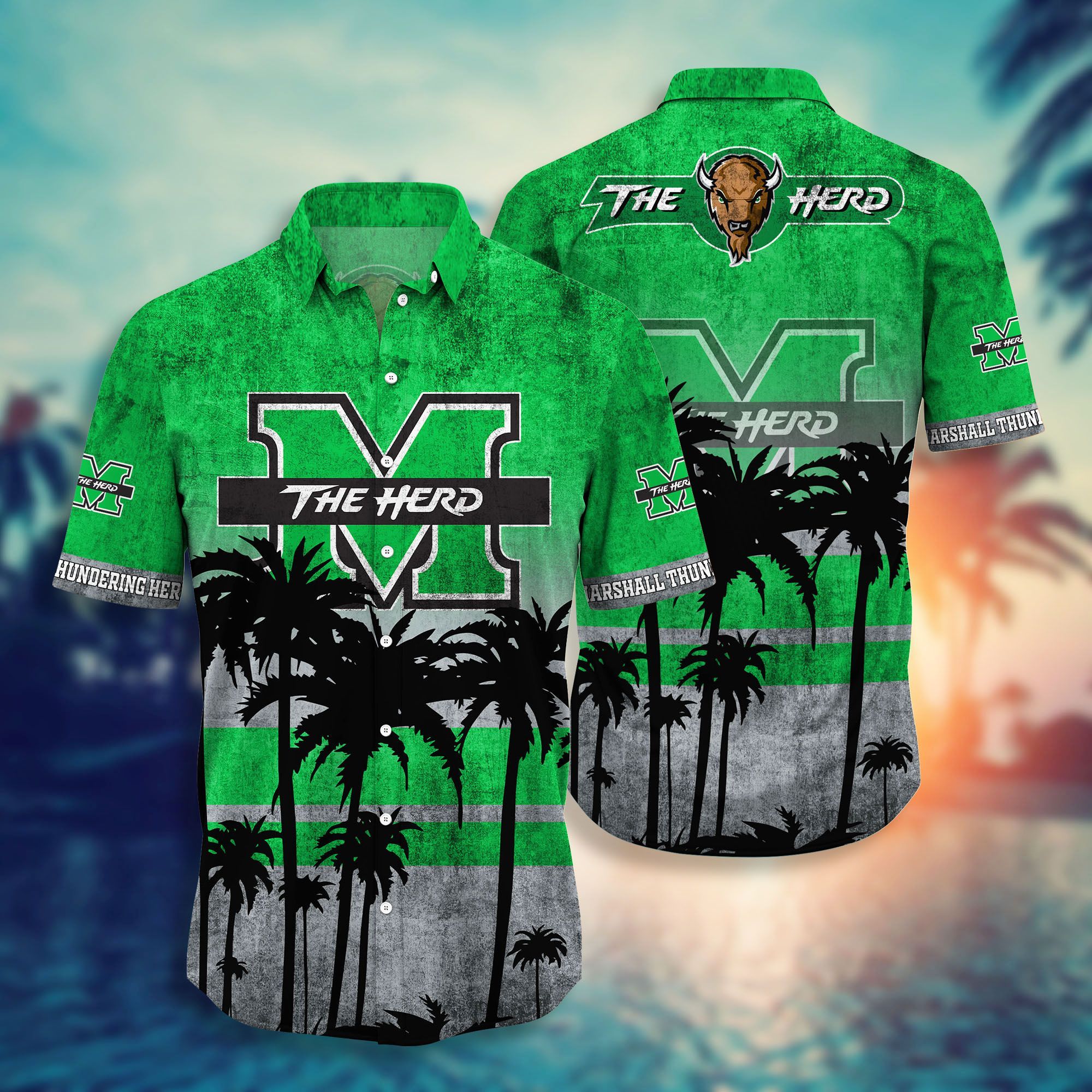 Marshall Thundering Herd Hawaii Shirt Style Hot Trending Summer