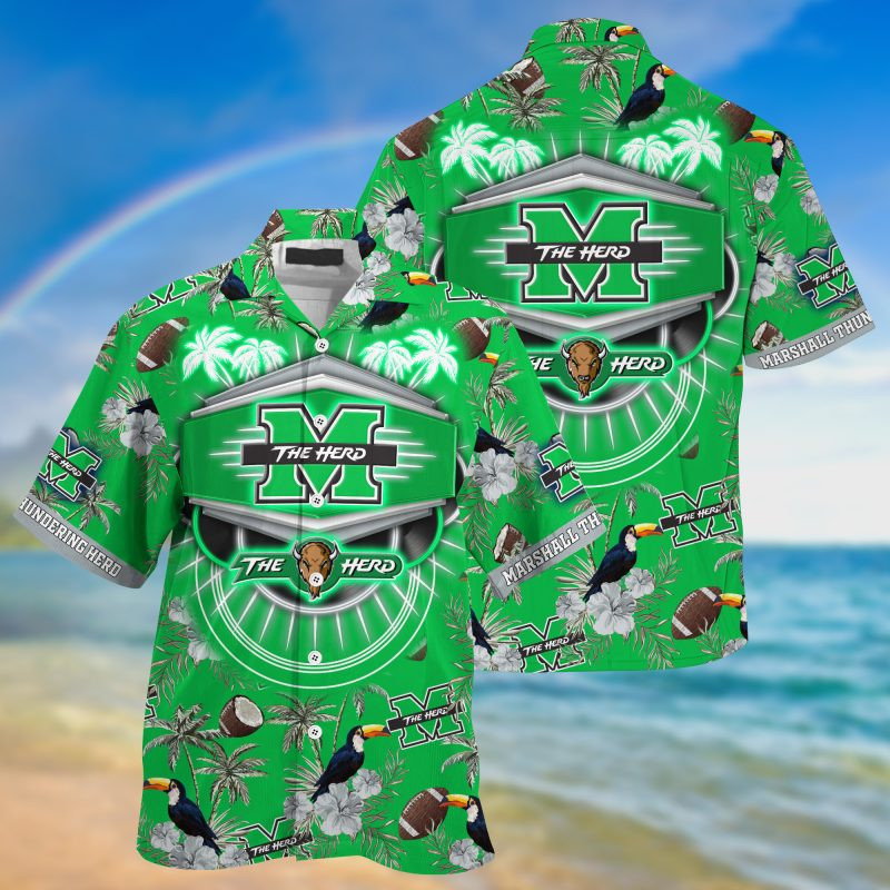 Marshall Thundering Herd NCAA – Hawaii Shirt For This Season – Gift For Sport Lovers