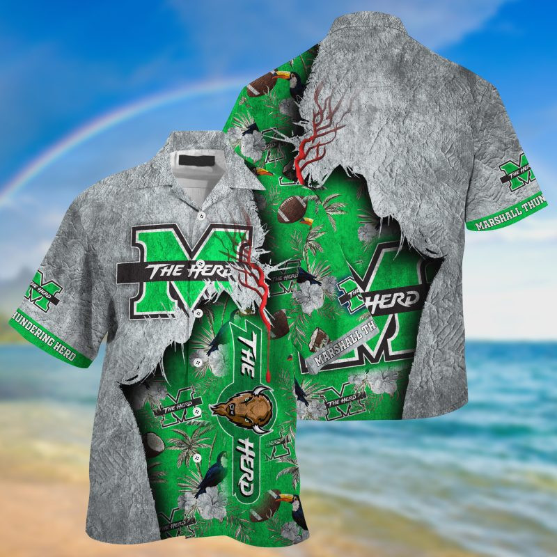 Marshall Thundering Herd NCAA God Hawaii Shirt