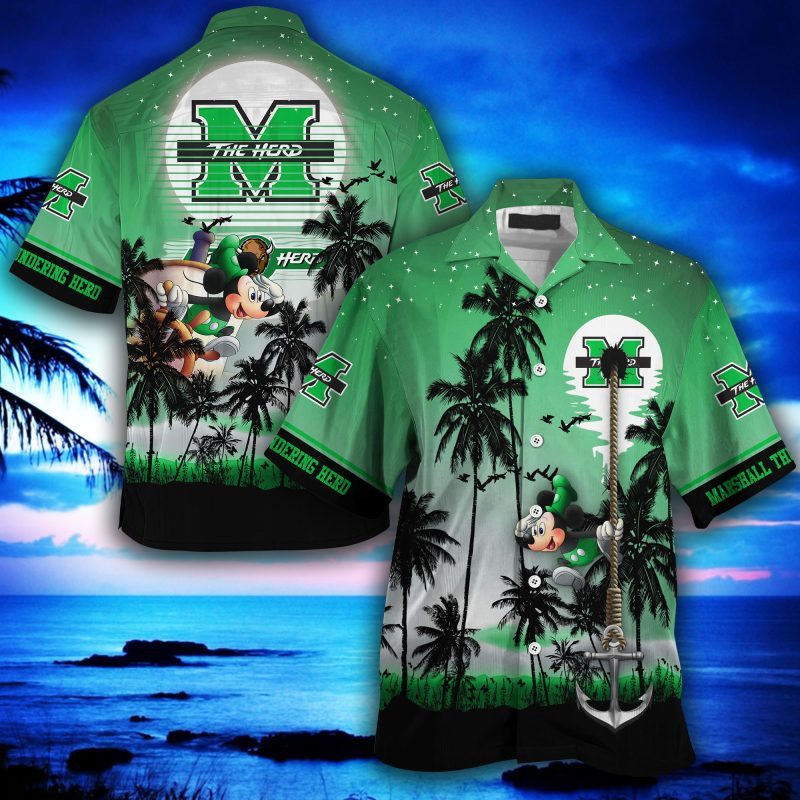 Marshall Thundering Herd NCAA Summer Hawaiian Shirt