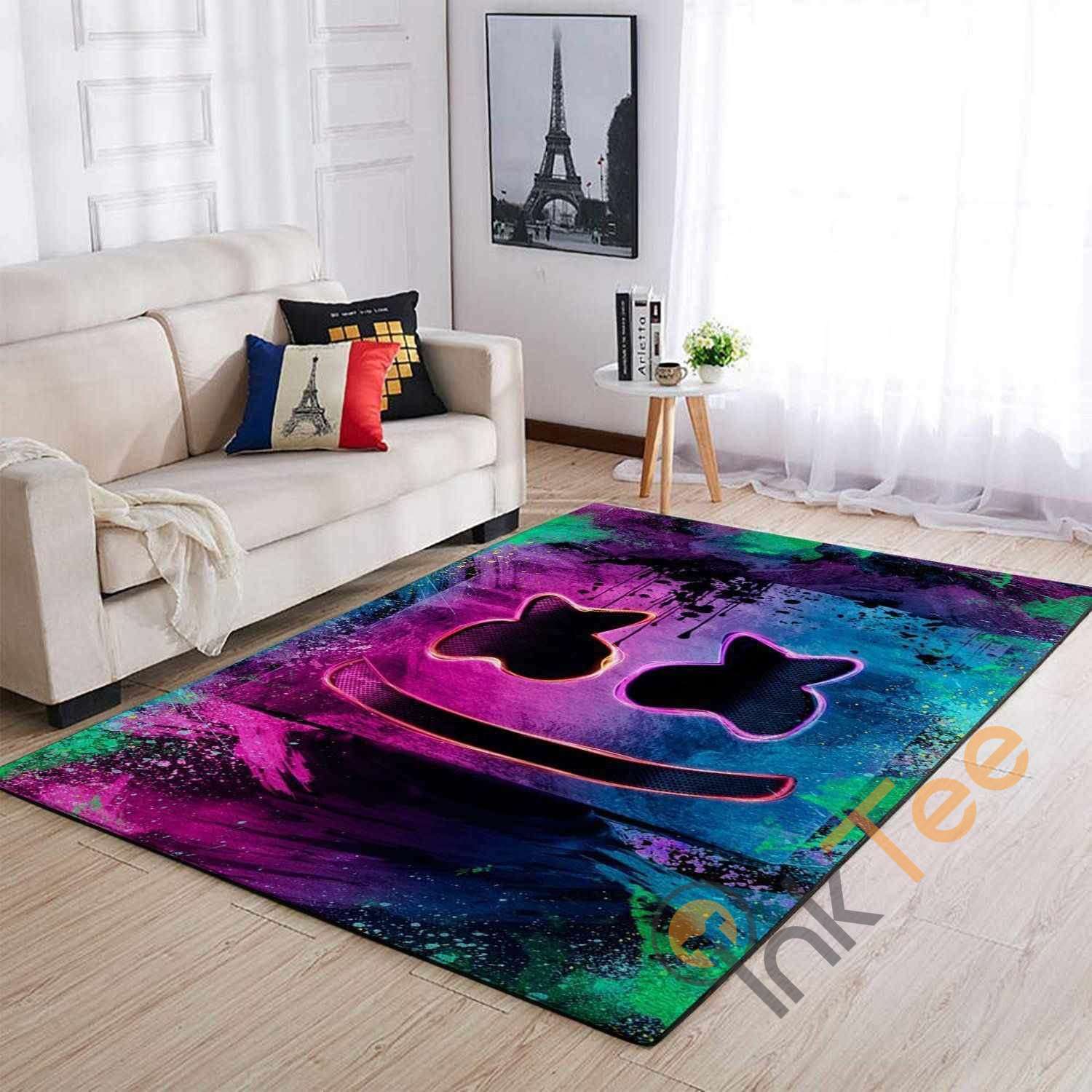 Marshmello Area Rectangle Rug