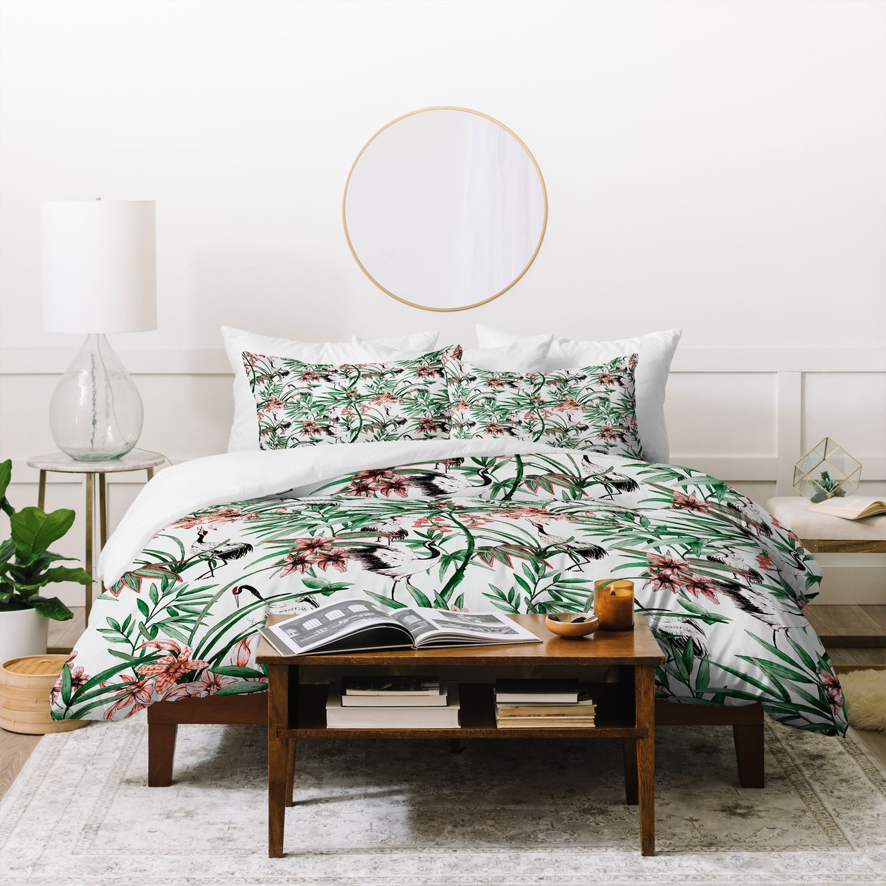 Marta Barragan Camarasa Asian Birds In Nature Duvet Cover Bedding Set