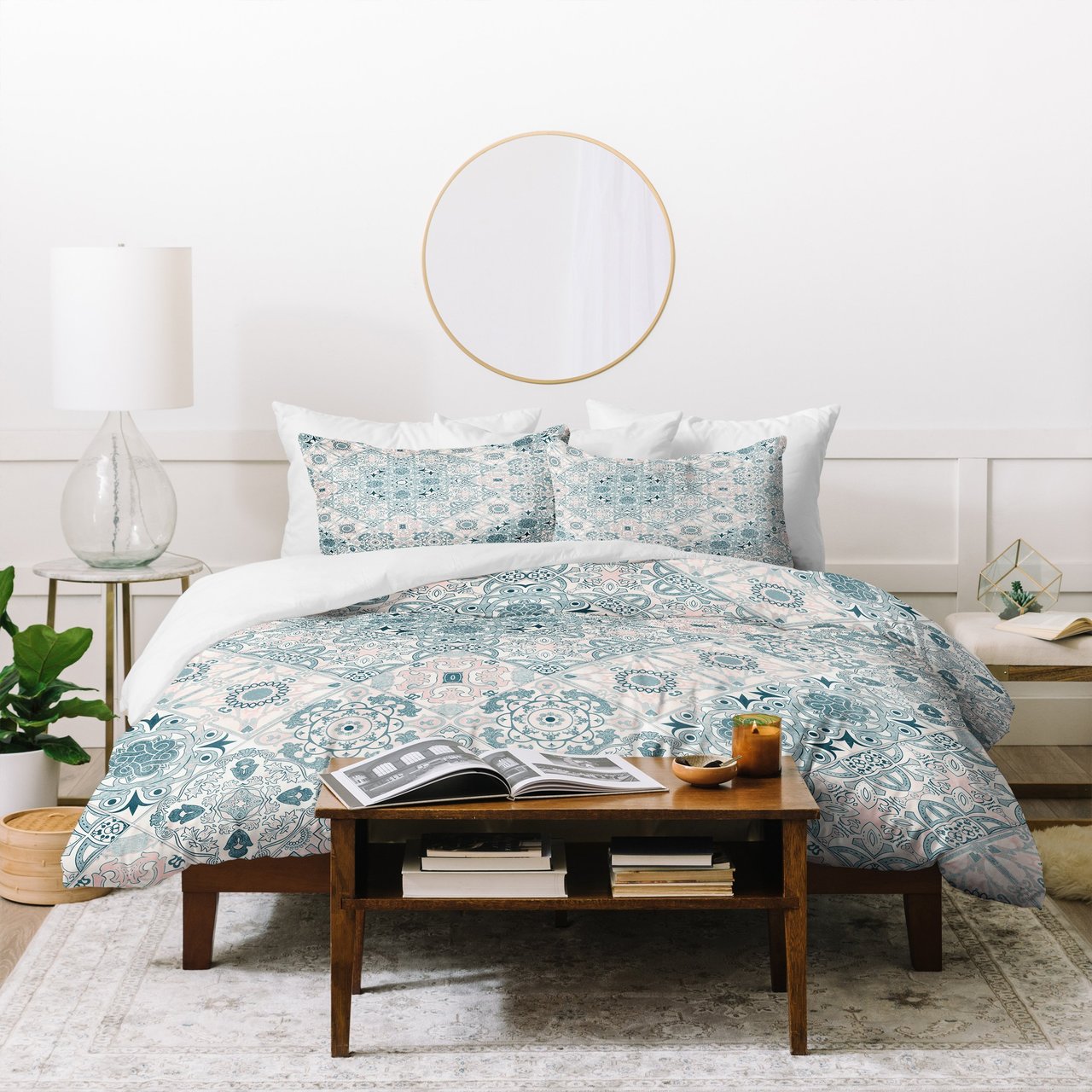 Marta Barragan Camarasa Ceramic Tile Patterns Duvet Cover Bedding Set