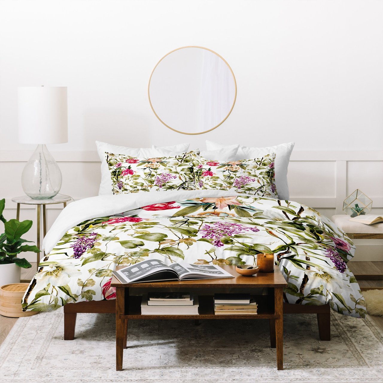 Marta Barragan Camarasa Detailed Botanical Garden Duvet Cover Bedding Set