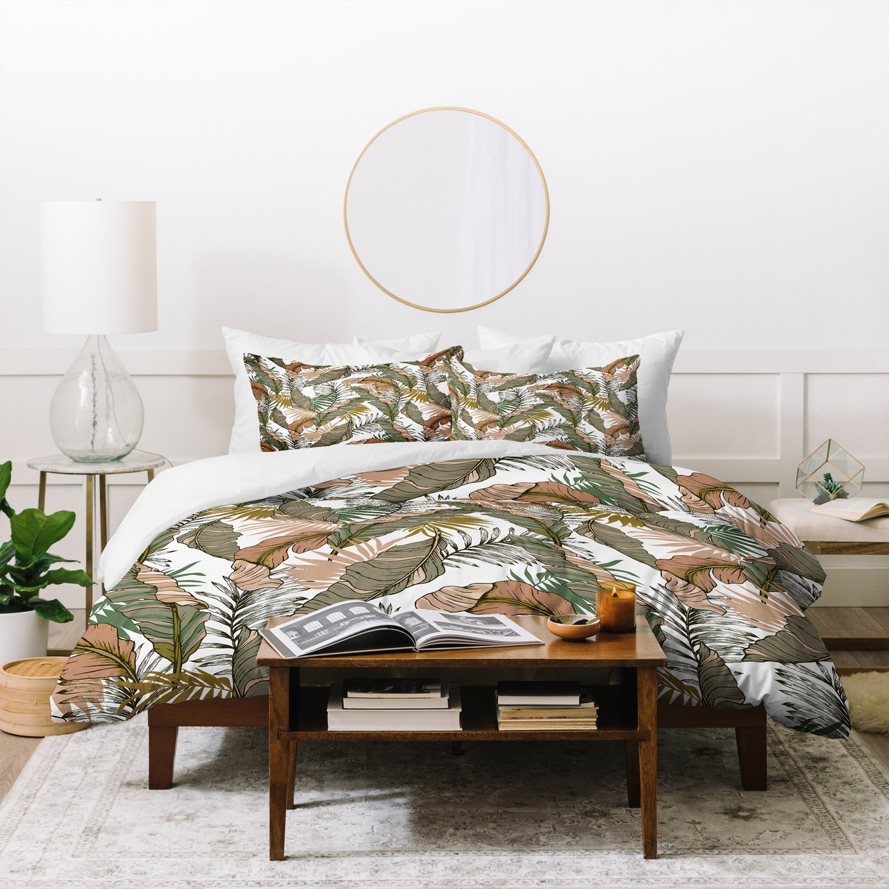 Marta Barragan Camarasa Drawing Of Wild Tropical Jungle I Duvet Cover Bedding Set