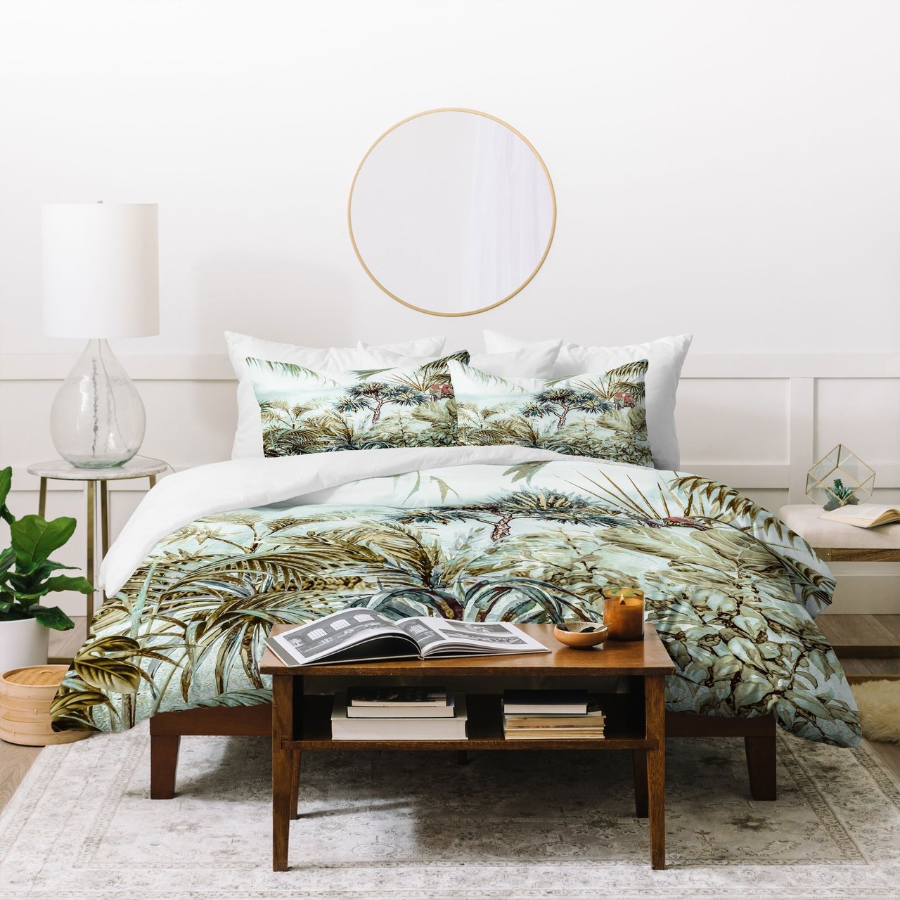 Marta Barragan Camarasa Jungle Landscape Duvet Cover Bedding Set