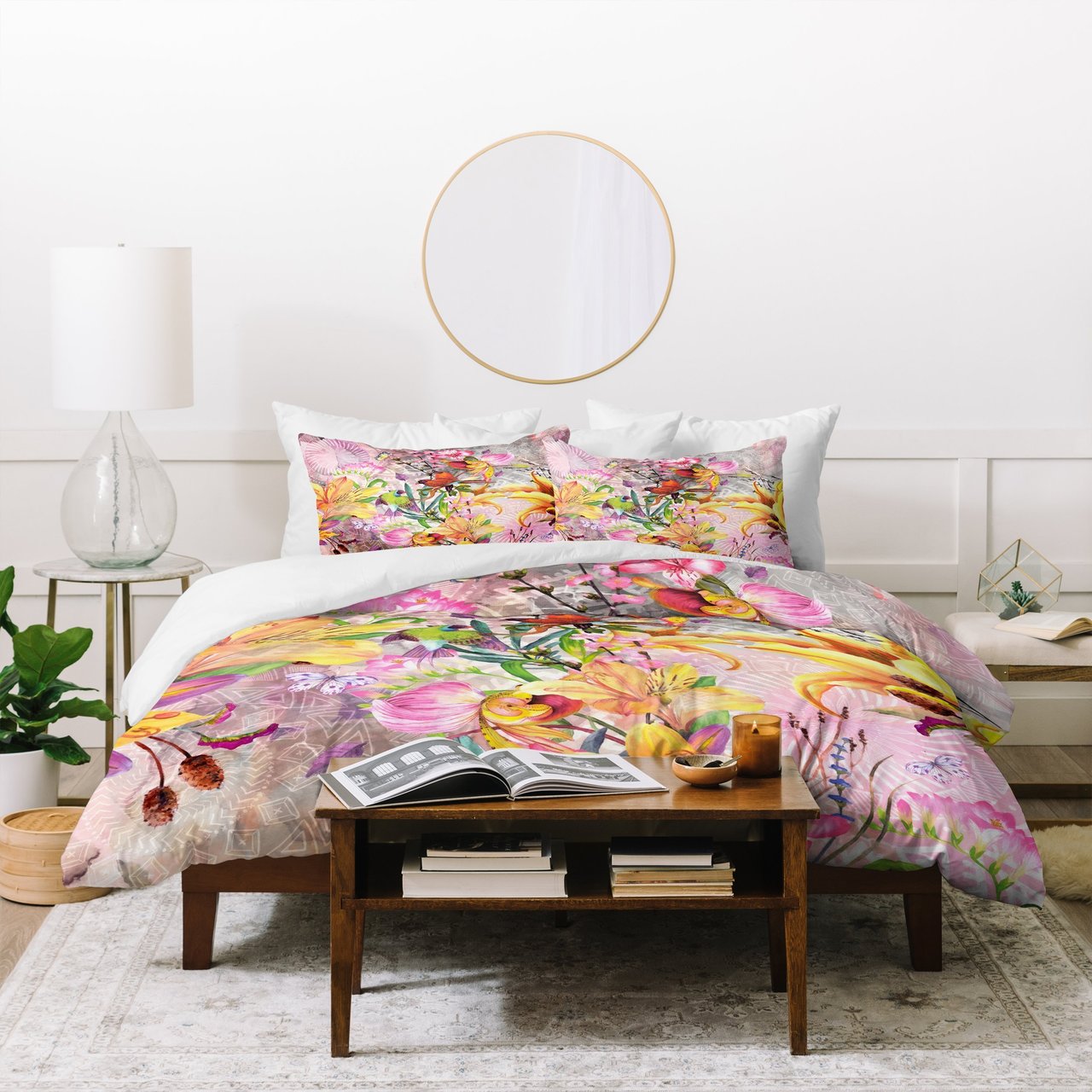 Marta Barragan Camarasa Nature Among Mandalas Duvet Cover Bedding Set