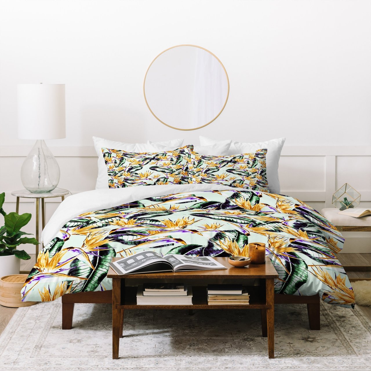 Marta Barragan Camarasa Pattern Floral Exotic Duvet Cover Bedding Set