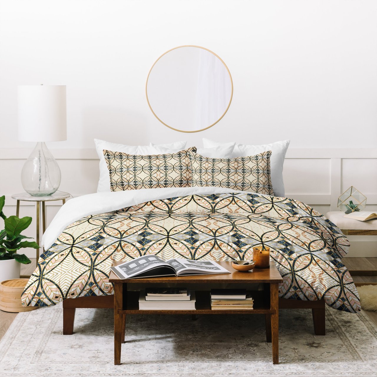 Marta Barragan Camarasa Pattern Mosaic Art Deco Duvet Cover Bedding Set