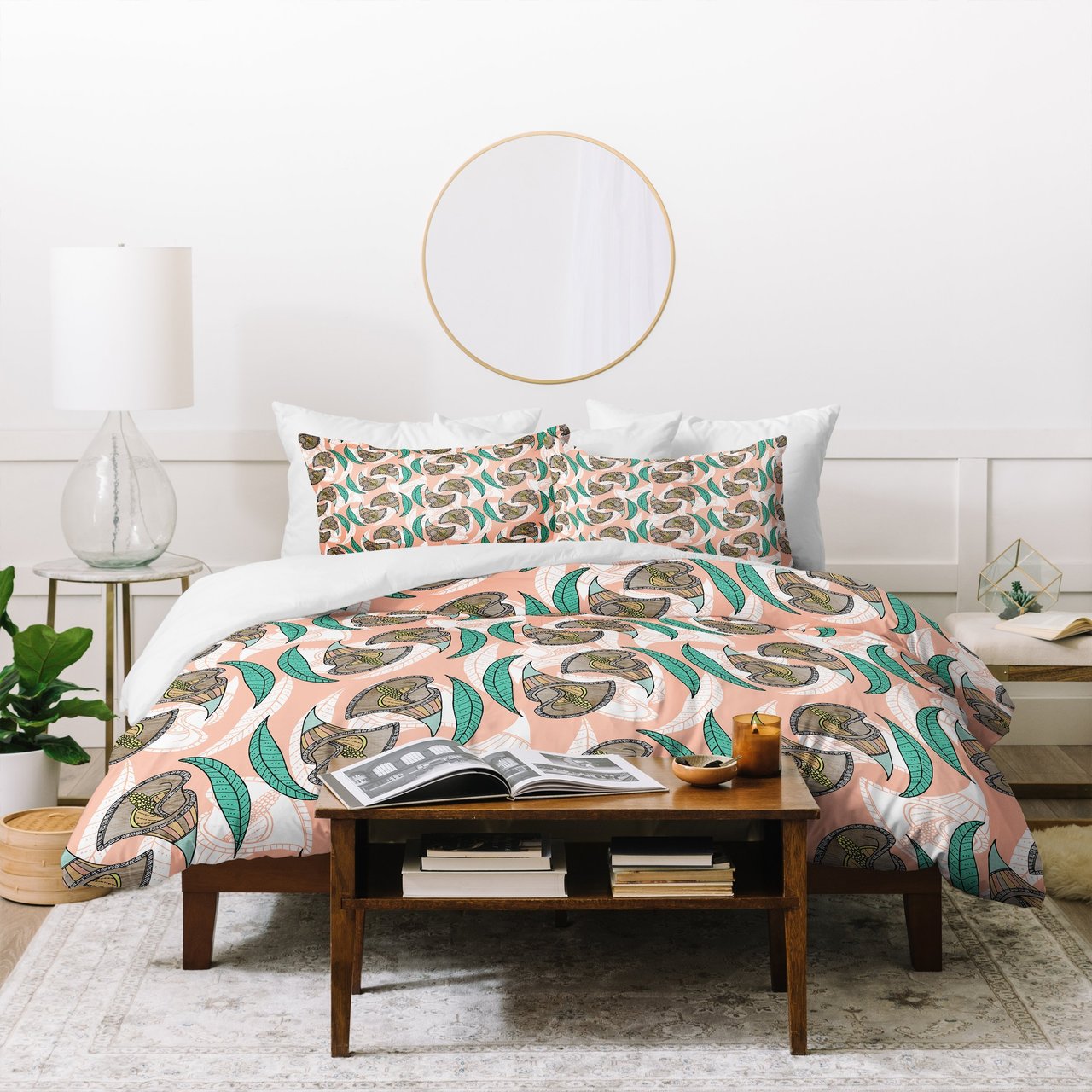Marta Barragan Camarasa Pattern Of African Flowers Duvet Cover Bedding Set