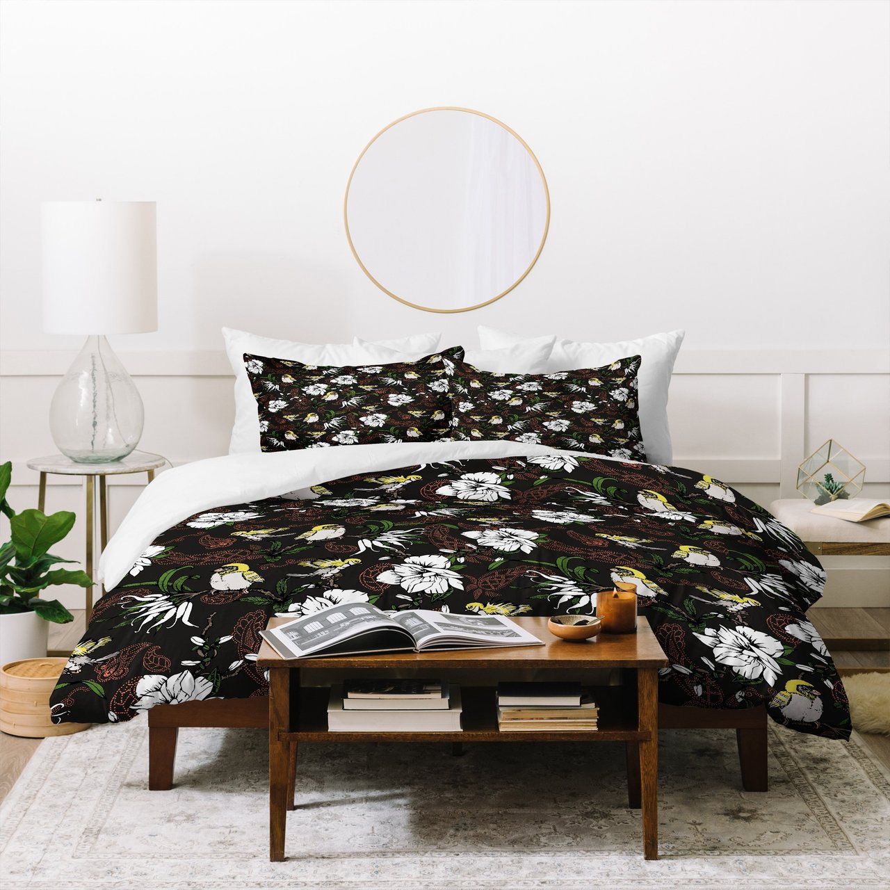 Marta Barragan Camarasa The Birds Of Paradise And The Paisley Garden Duvet Cover Bedding Set
