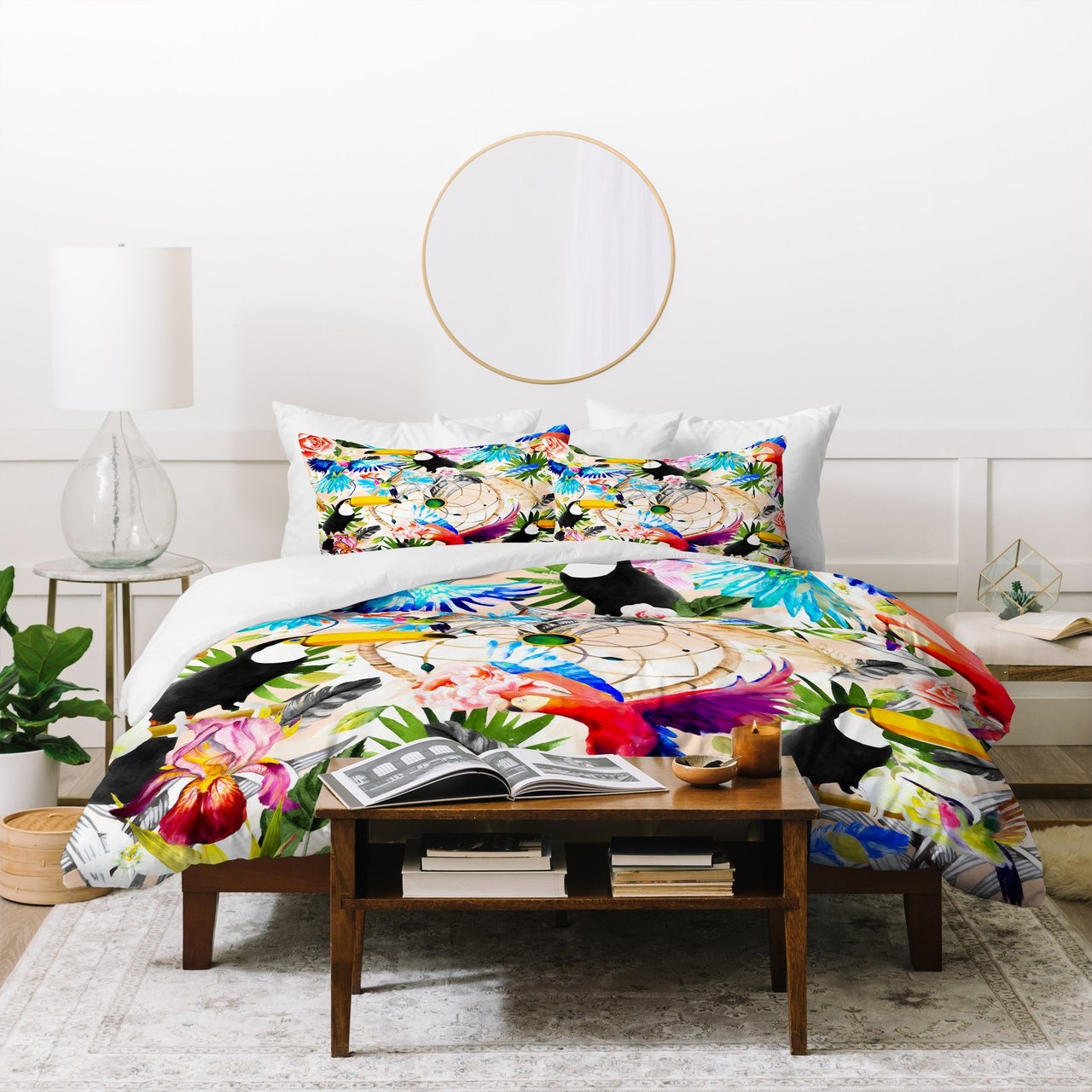 Marta Barragan Camarasa Tropical Boho Duvet Cover Bedding Set