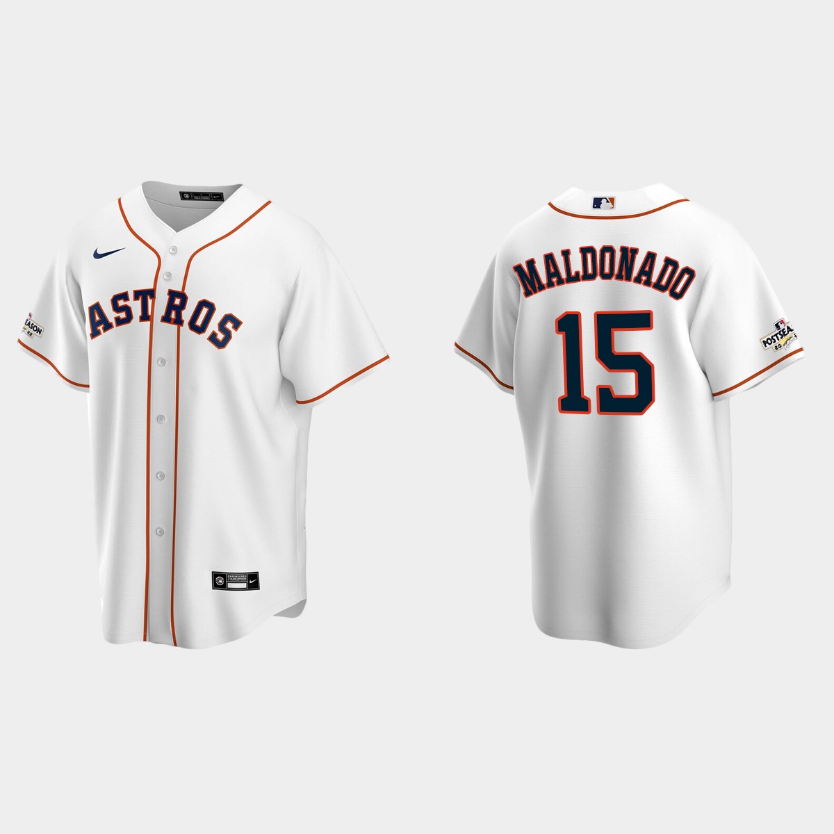 Martin Maldonado Houston Astros 2022 Postseason Jersey - White