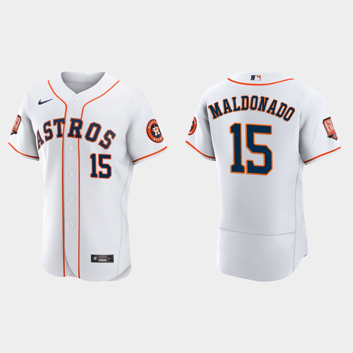 Martin Maldonado Houston Astros 60th Anniversary Jersey - White