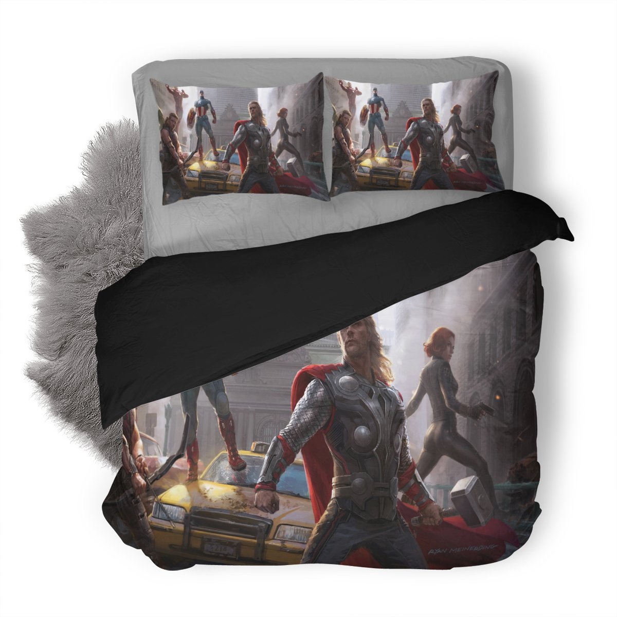 Marvel Avenger End Game D Avenger Customized Duvet Cover Bedding Set
