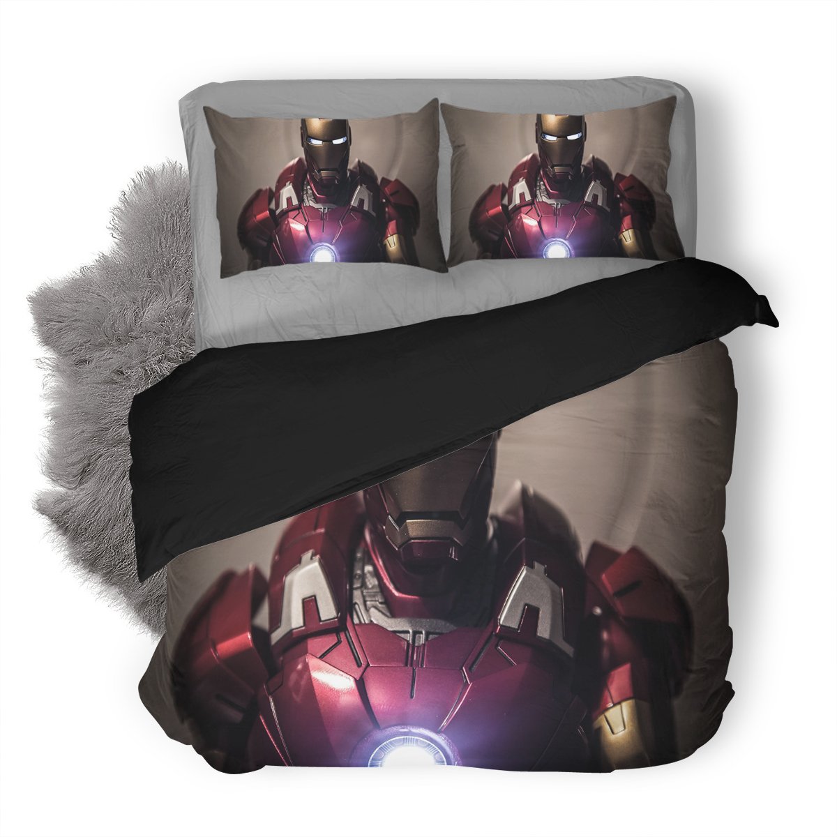 Marvel Avenger End Game D Iron Man Customized Duvet Cover Bedding Set