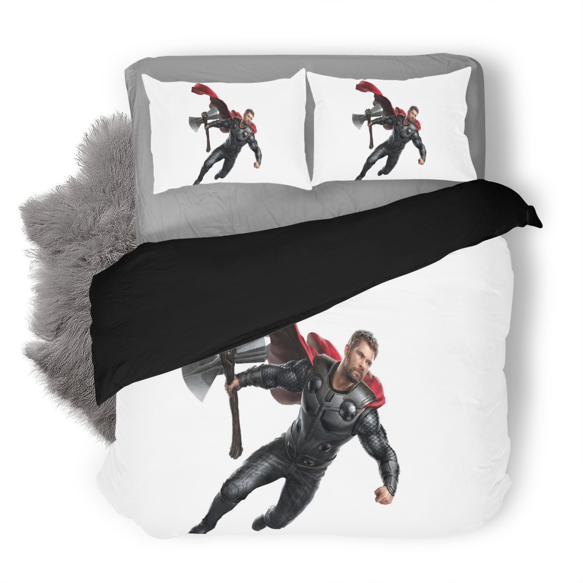 Marvel Avenger End Game Thor D Customized Duvet Cover Bedding Set