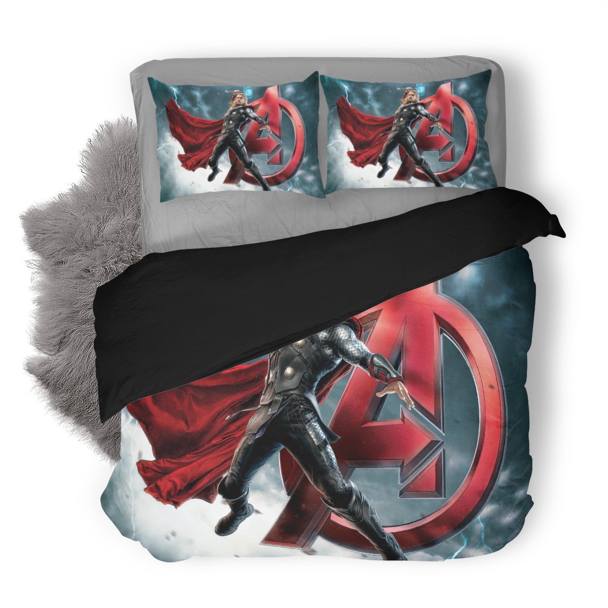 Marvel Avenger End Game Thor D Customized Duvet Cover Bedding Set