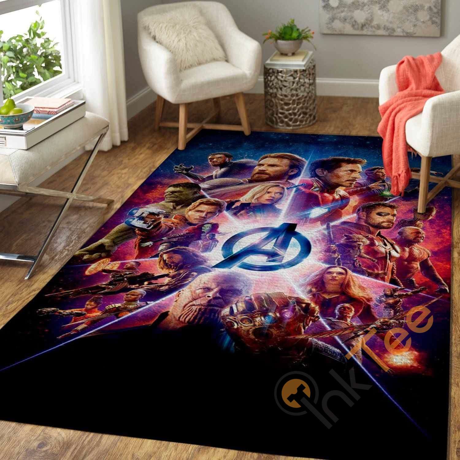Marvel Avengers Area Rectangle Rug