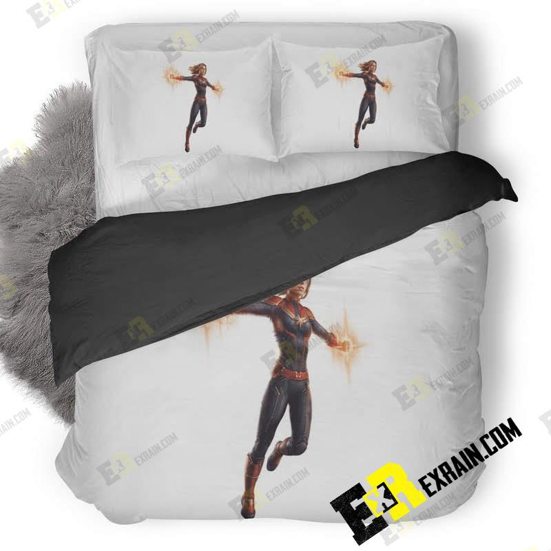 Marvel Avengers Captain Marvel Kr 3D Customized Duvet Cover Bedding Set