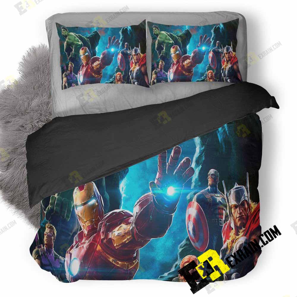 Marvel Avengers Contest Of Champions S5 3D Customized Duvet Cover Bedding Set