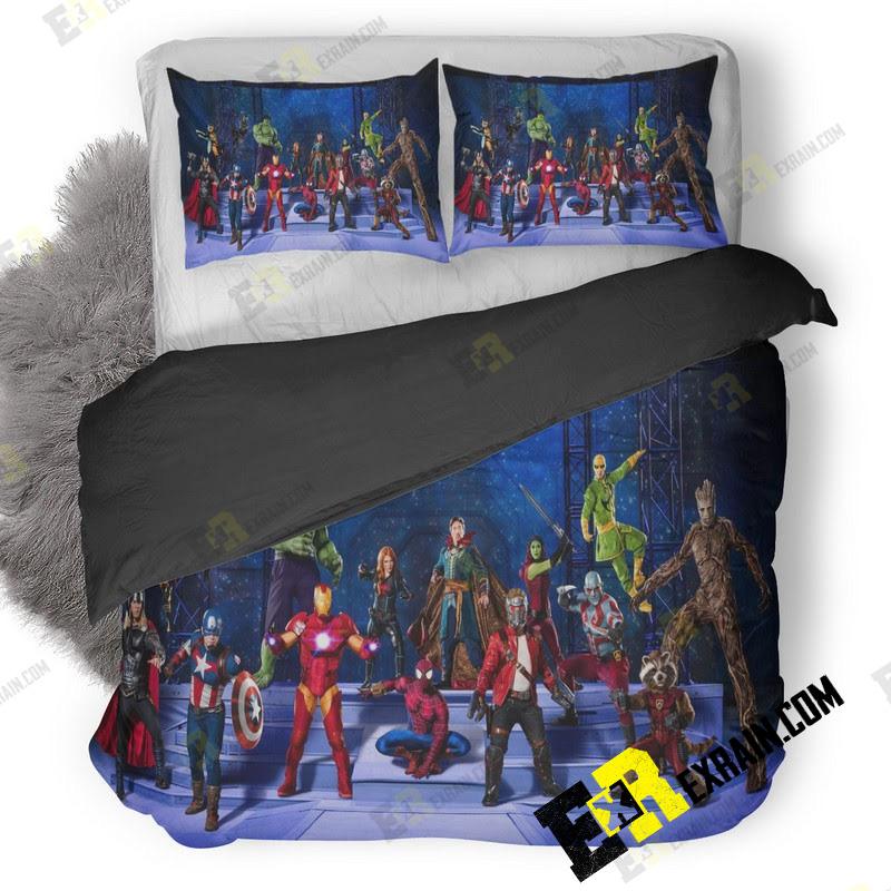 Marvel Avengers Infinity War Cosplay W6 3D Customized Duvet Cover Bedding Set