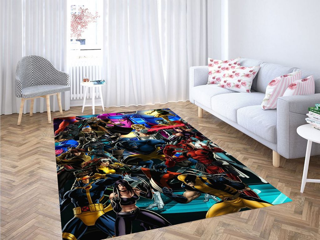 Marvel Comic Character Living Room Modern Carpet Rectangle Rug