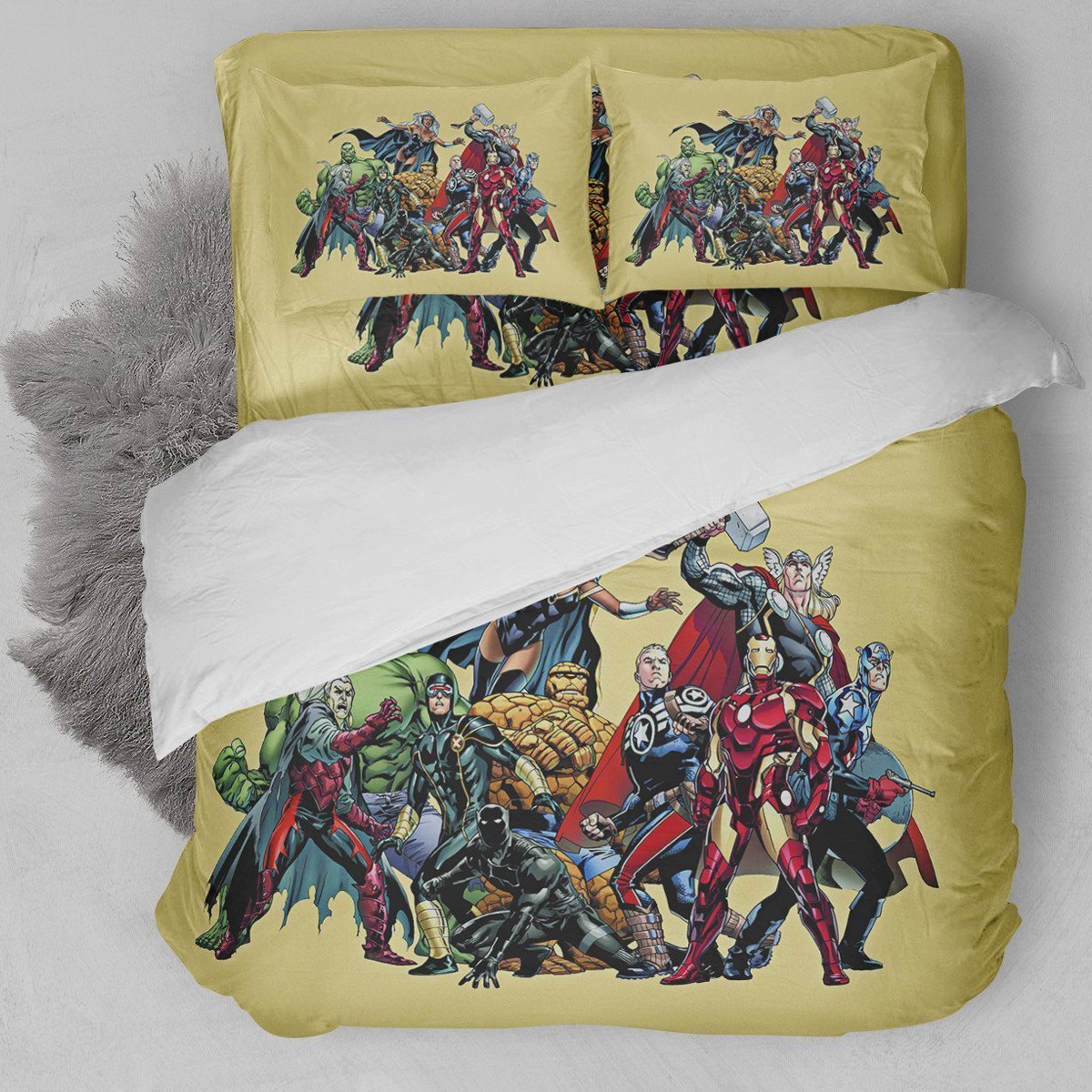 Marvel Comic Duvet Cover Bedding Set